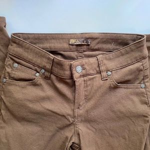 Brown prana pants size 2